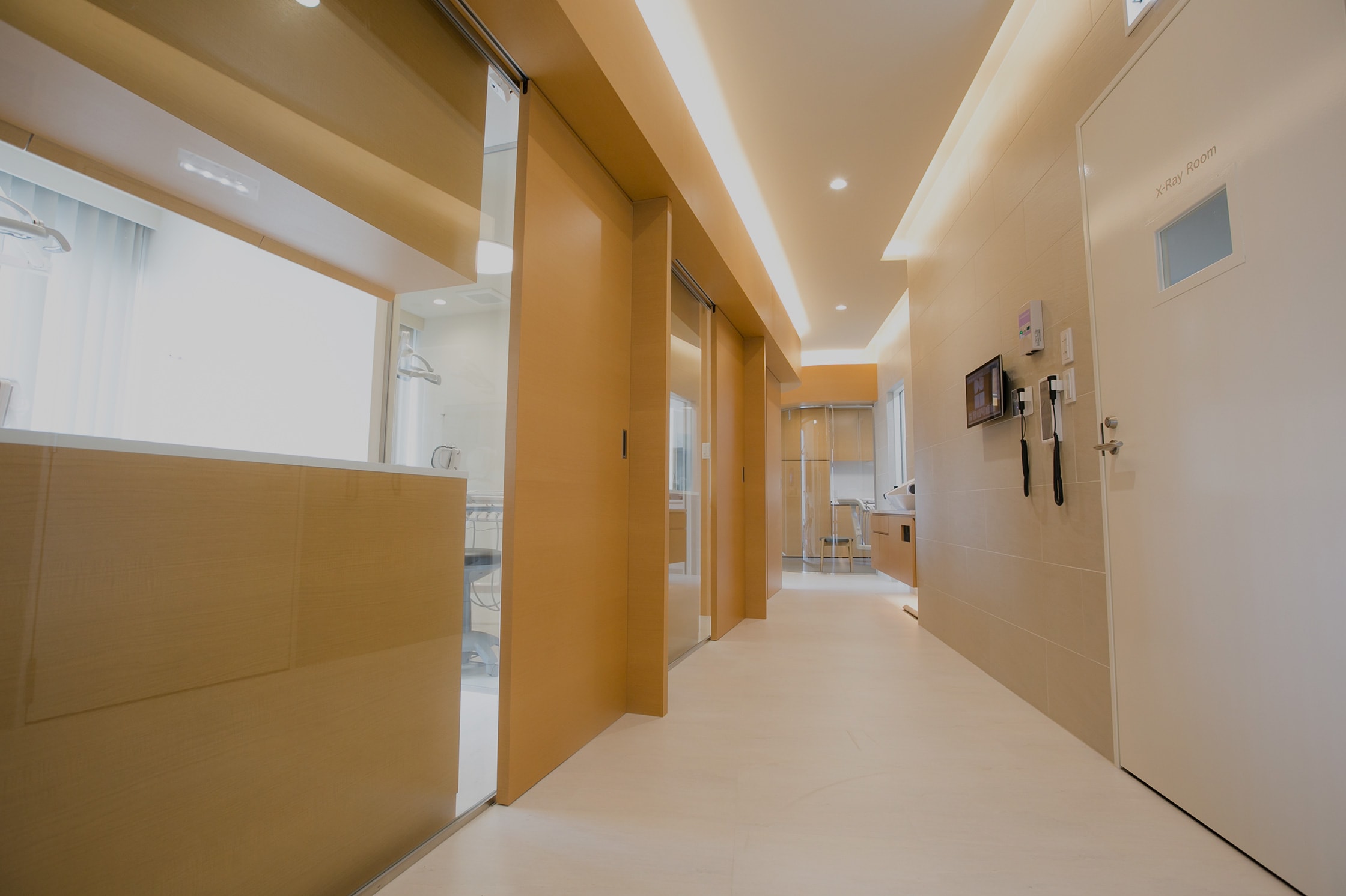 岡山市北区高柳西町のきらり歯科クリニックの院内の様子