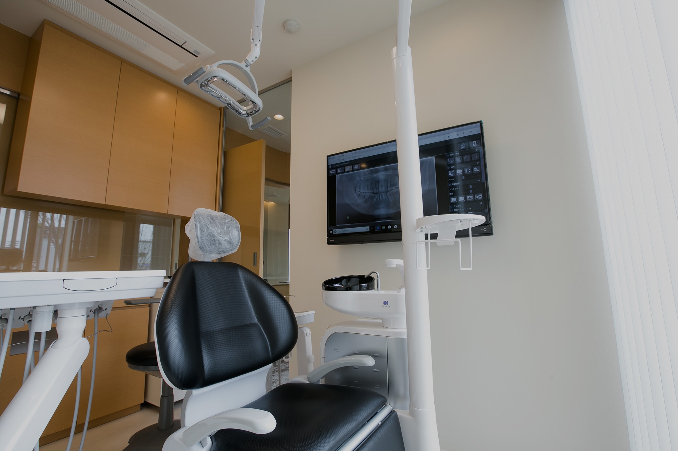 岡山市北区高柳西町のきらり歯科クリニックの院内の様子
